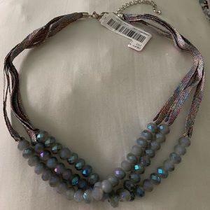 NWT m Haskell 3 row necklace